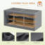 Wooden Hamster Cage Exercise Play House Pen with Tray Openable Top