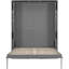 Lit rotatif gris multifonctionnel peu encombrant, rotation à 360 °, 14 tablettes ouvertes, grand format facile à assembler, idéal pour les petits espaces, rangement caché, structure en bois,-497856144