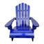 Chaise d'extérieur ou d'intérieur en bois bleu Populus pour siège incliné confortable et polyvalent