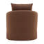 Laura Upholstered Swivel Chair, Sienna Coffee