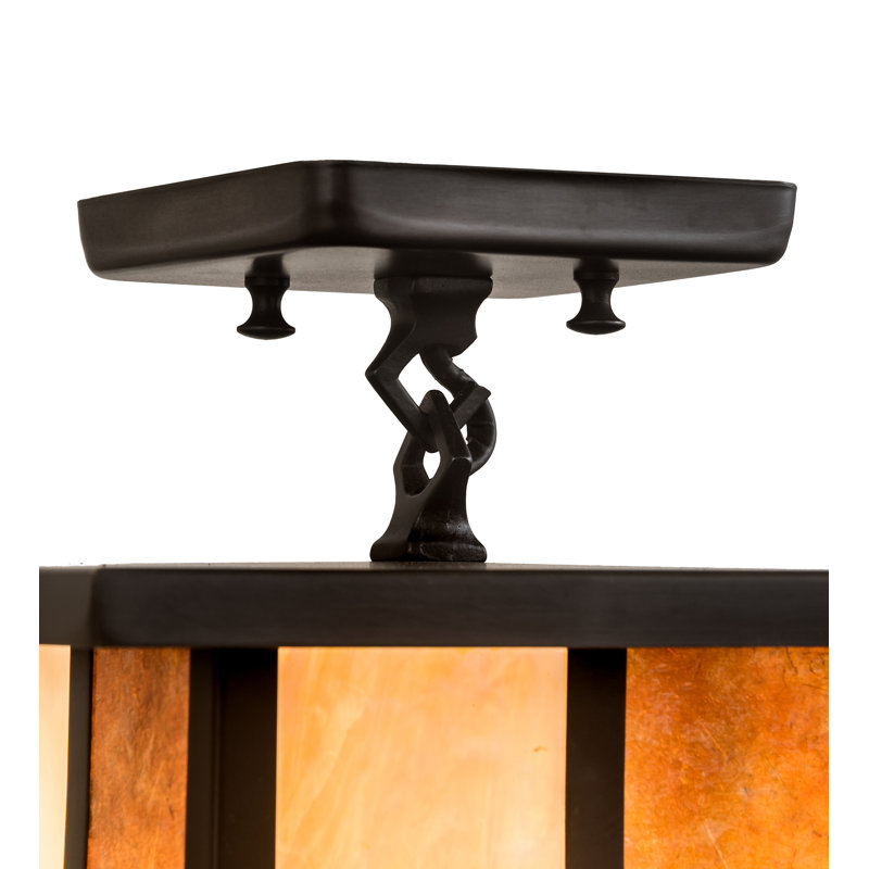 Plafonnier semi-encastré carré 12,75 po 1-light Youngblood