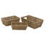 JVL Seagrass Decorative Basket
