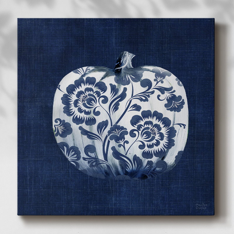 Toile tendue Paisley Pumpkin II-Gallery, H 16 po x l 16 po x P 1,5 po