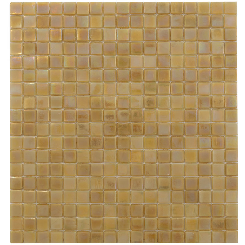 Skosh 0.6" x 0.6" Glass Grid Mosaic Wall & Floor Tile