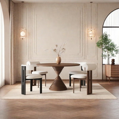Round unique simple dining table