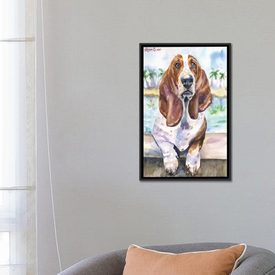 « basset iv », impression sur toile