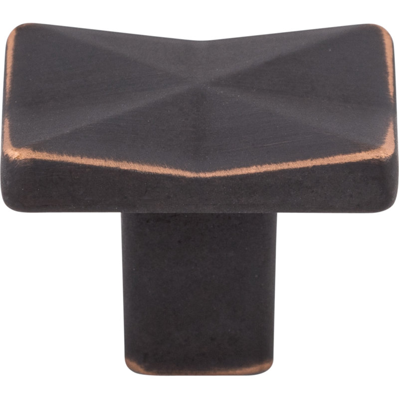 Quilted 1 1/4" Length Rectangle Knob, Umbrio