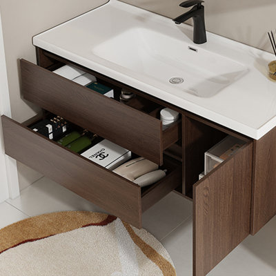 Modern light luxury bathroom cabinet