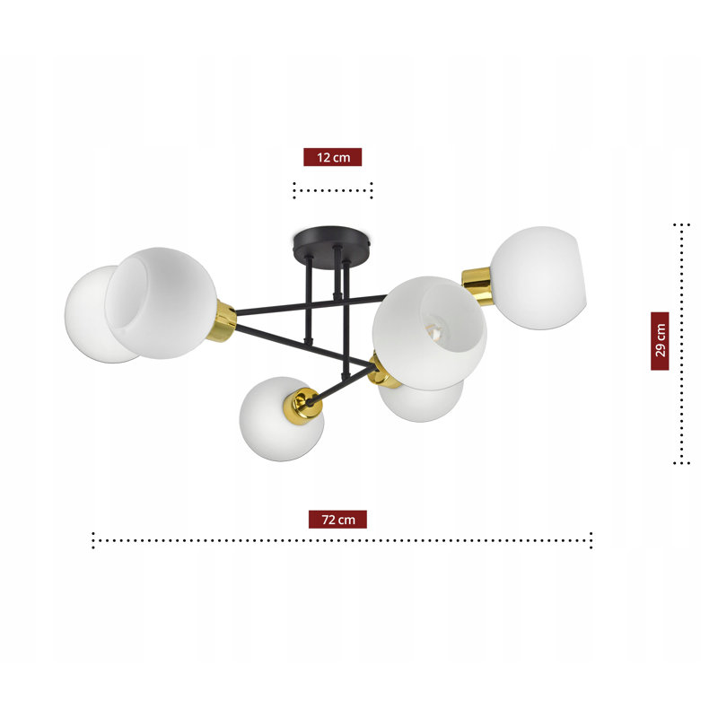 Grandin Glass Ceiling Spotlight
