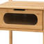 Table de bout en bois massif avec rangement Wrenn