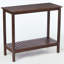 Console en bois d'acacia, salon d'entrée long pour le salon, mobilier d'extérieur intérieur