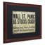 «Wallstreet» par Jadaya, art textuel encadré-20091746-20091748-69311685