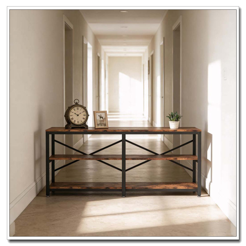 Sofa Table,3-Tier Hall Table,Console Table