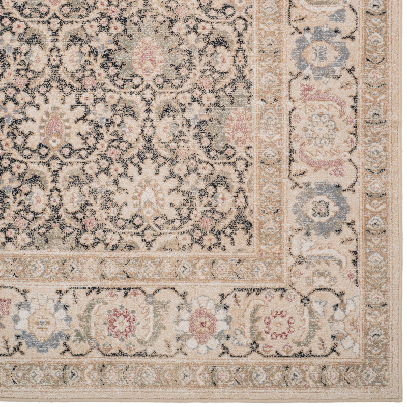 Performance Wool Oriental Indoor Rug, Rectangle 9'2" x 12'5"