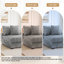 Upholstered Accent Chair with Footstool-1175667112