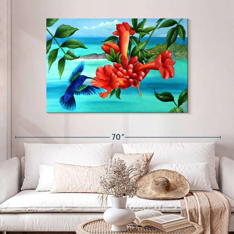 Exotic Afternoon Delight, 32" H x 48" W