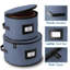 4-Piece Hard Shell Dinnerware Storage Set-1509327851