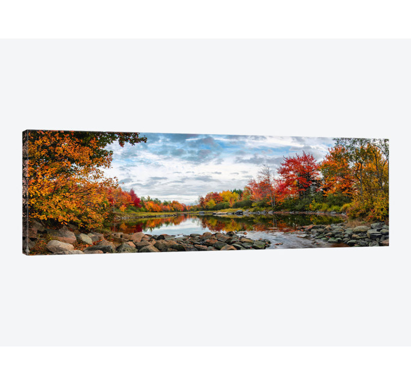«Northeast Creek Panorama», reproduction de photo sur toile, H 24 po x l 72 po x P 1,5 po, Toile tendue