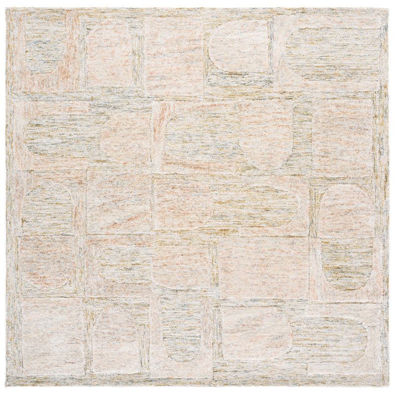 Harvest Hand Tufted Wool No Pattern Rug, Square 6'