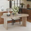 Table de salle à manger extensible moderne avec rallonges amovibles-149694538-136941415