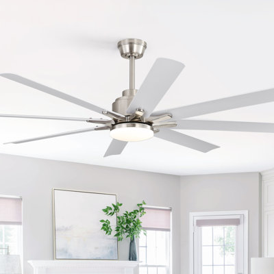 Ventilateur de plafond intelligent de 52 pouces avec lumières