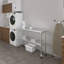 18 po X 60 po Table en acier inoxydable avec roulettes