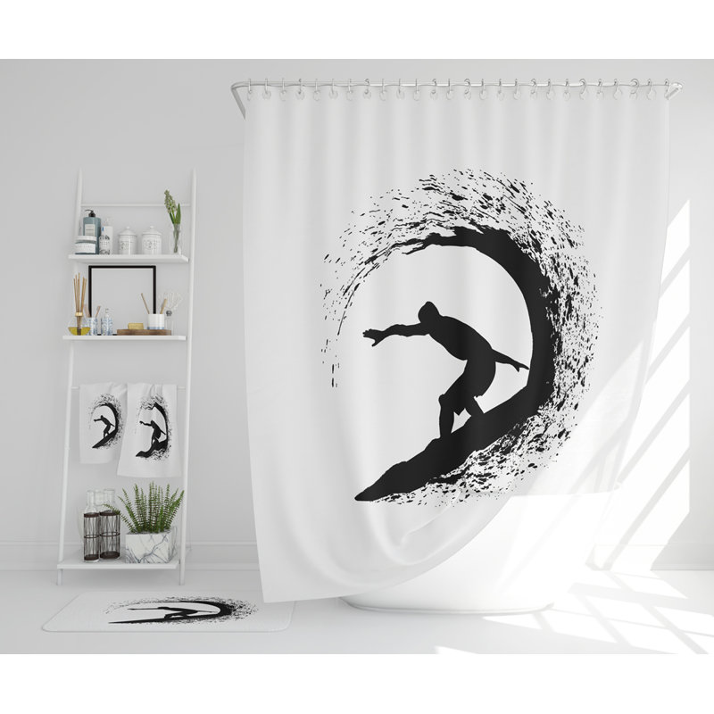 Nayelys Polyester Shower Curtain Set