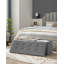 110x38x38cm Linen Upholstered Storage Bench-121935962