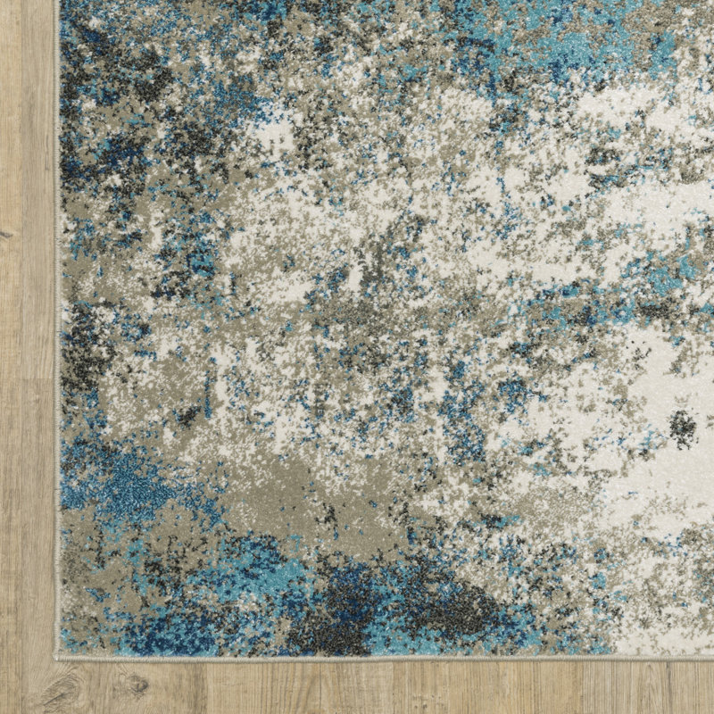 Abstract Indoor Rug, Rectangle 5'3" x 7'3"