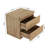19.7-Inch Nightstand with 2 Drawers-1892422025