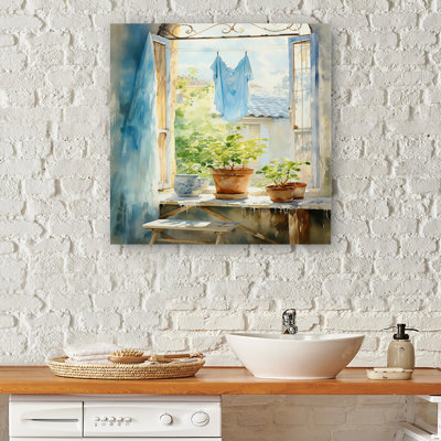Art mural Wash Wash Blues In Provence 4