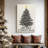 Snowwhite Carol of Evergreen-Premium Gallery Wrapped Canvas-1230964234