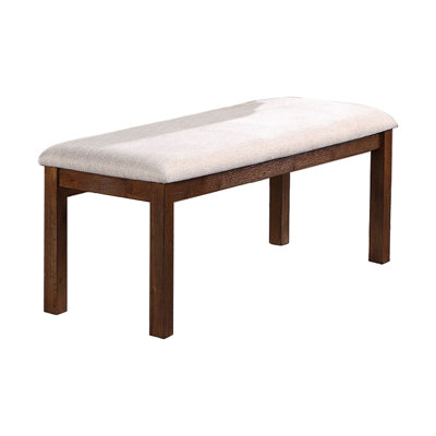 Aesara Microfiber / Microsuede Upholstered Bench