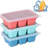 Ice Cube Trays For Freezer 3 Pack - Mini Ice Cube Trays With Lid & Easy-Release Silicone Bottom, Stackable Small Ice Cube Mould-887971334