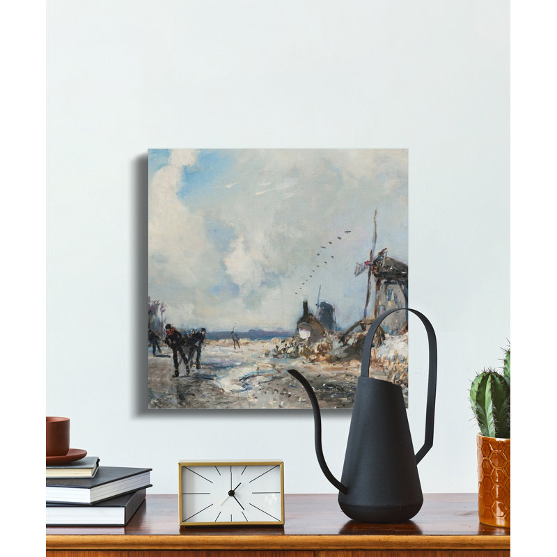 Menomonie 1 Piece Wrapped Canvas Wall Art Set, 30x30