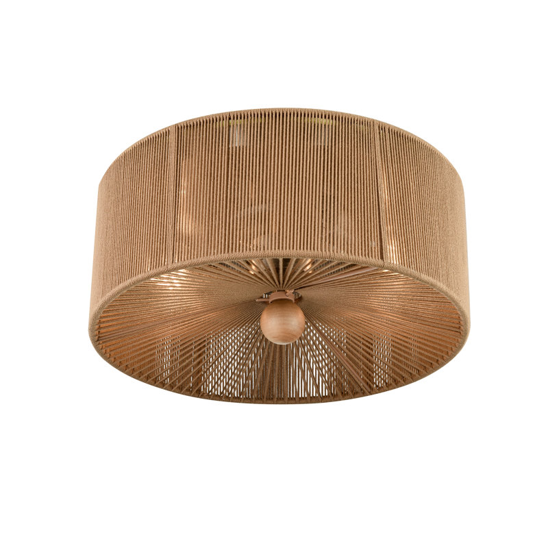 Plafonnier encastré en tissu 2 lumières 5,75 po Steinmar