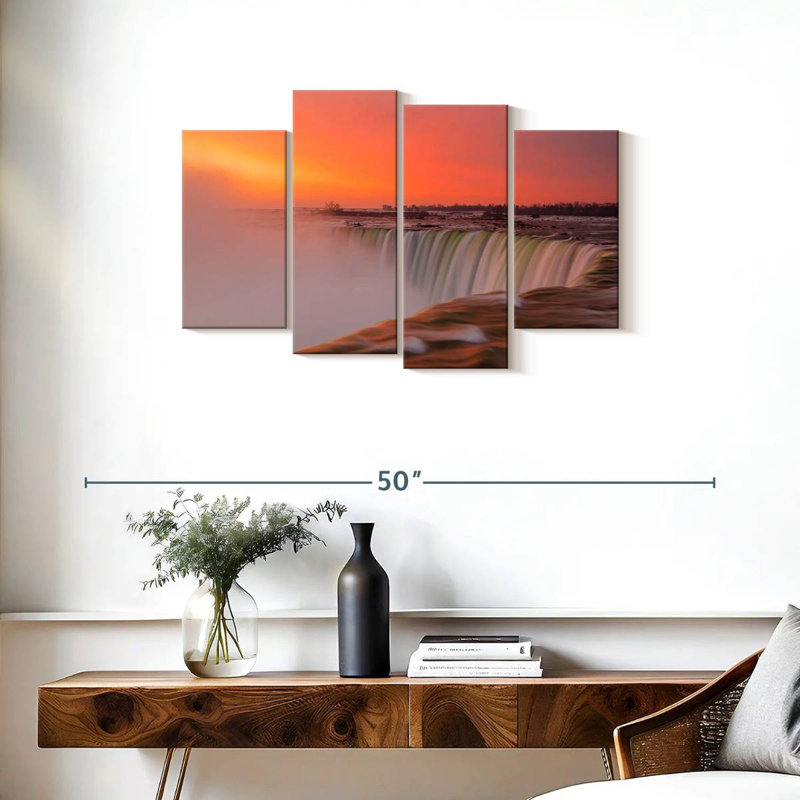 Alvord Niagara Falls Sunrise, 22" H x 36" W