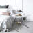 30.31" x 19.69" Height Adjustable Folding Rectangular Table