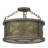 Jireth Glass Semi Flush Mount