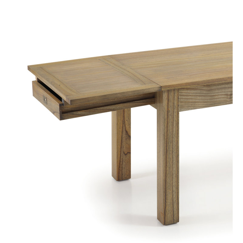 Merapi Solid Wood Top Dining Table