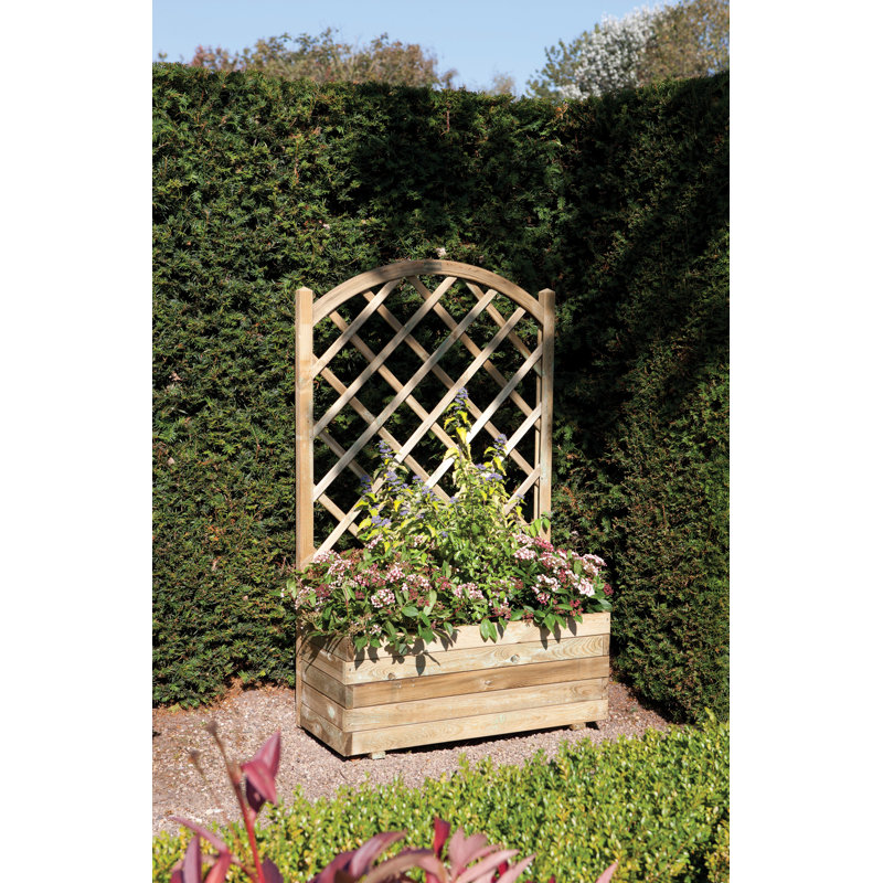 Rowlinson Rectangular Planter & Lattice