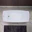 Baignoire de trempage autoportante en acrylique 67 po. X 31 po.-59001523