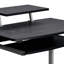 Chariot d'ordinateur compact avec rangement