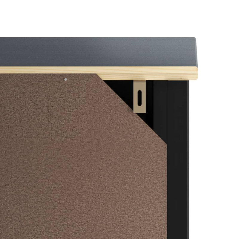 Kindel Freestanding Bathroom Cabinet, Black