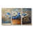 Toile naturelle avec cadre flottant
