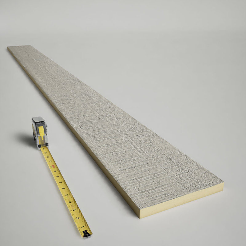 Planche de poutre en faux bois Endurathane, Bois flottant, H 4 po x l 144 po x P 1 po