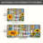 Colorful Wood Sunflowers, Kitchen Mats Set Of 2-1667538447