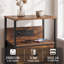 39 cm W Steel Bedside Table-1014635727