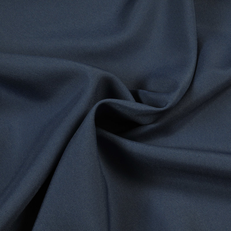 Eyelet Room Darkening Single Curtain, Blue