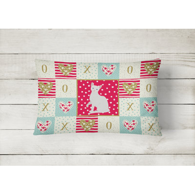 Patchwork Outdoor Throw Pillow